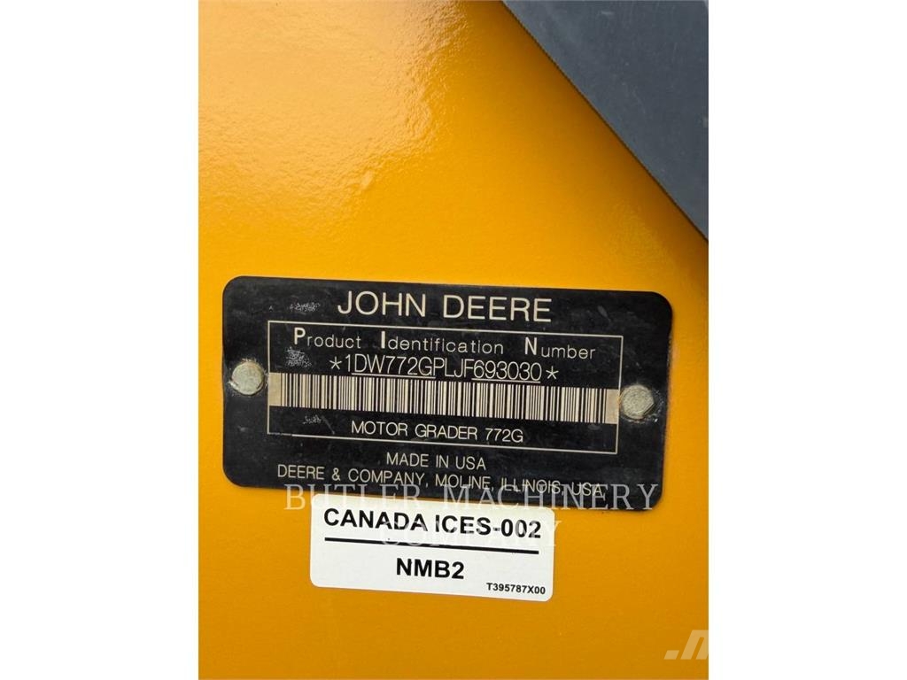 John Deere & CO. 772GP Grederji