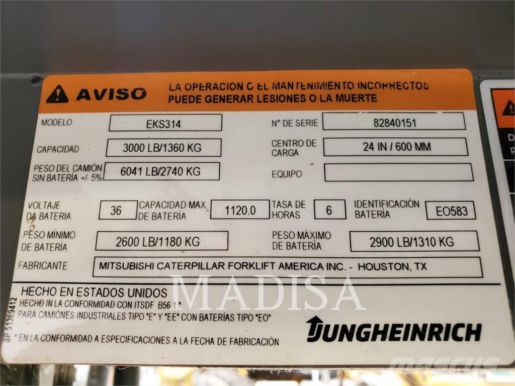 Jungheinrich EKS 314 Другие складские механизмы