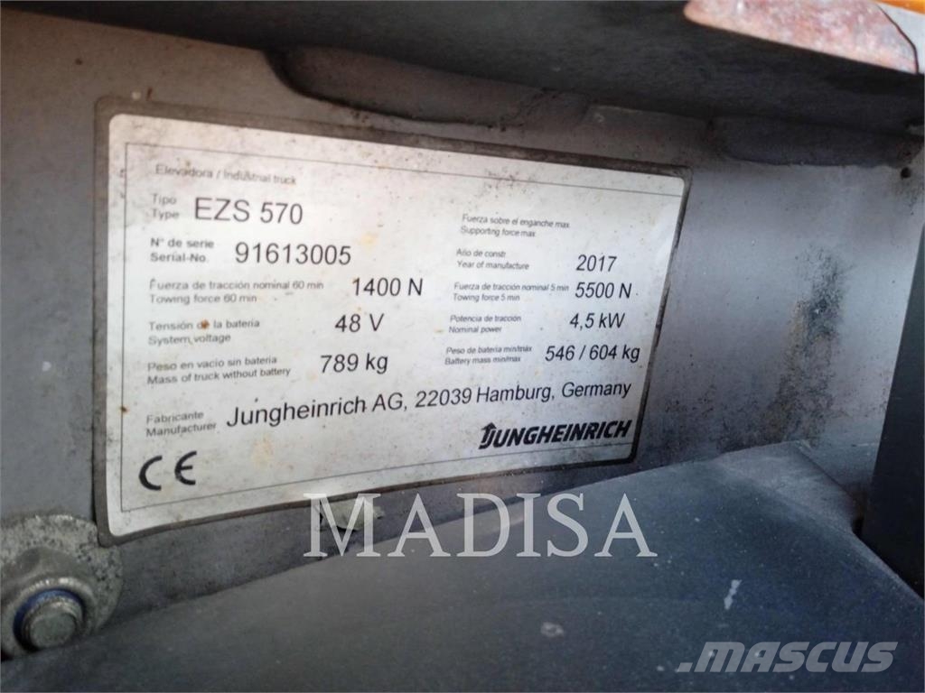 Jungheinrich EZS 570NA Gaffeltrucker - Annet