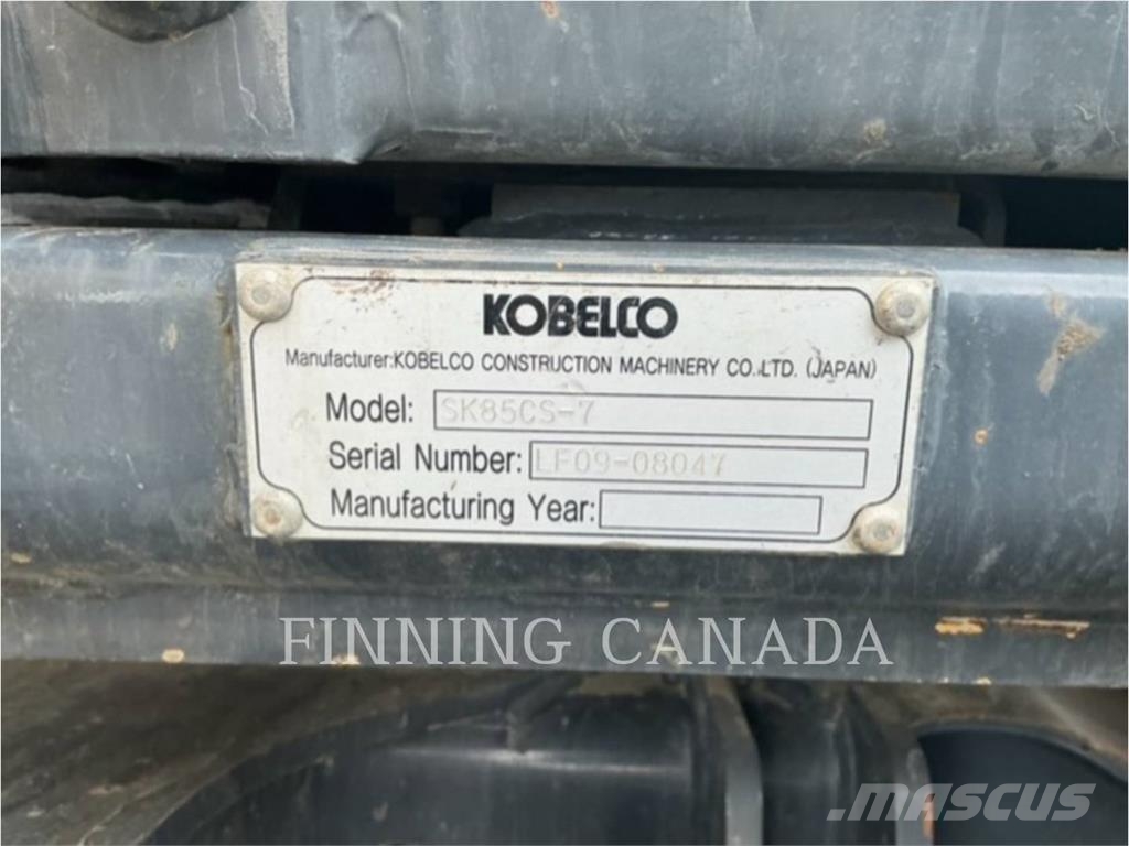 Kobelco / KOBE STEEL LTD SK85CS-7 Escavatori cingolati