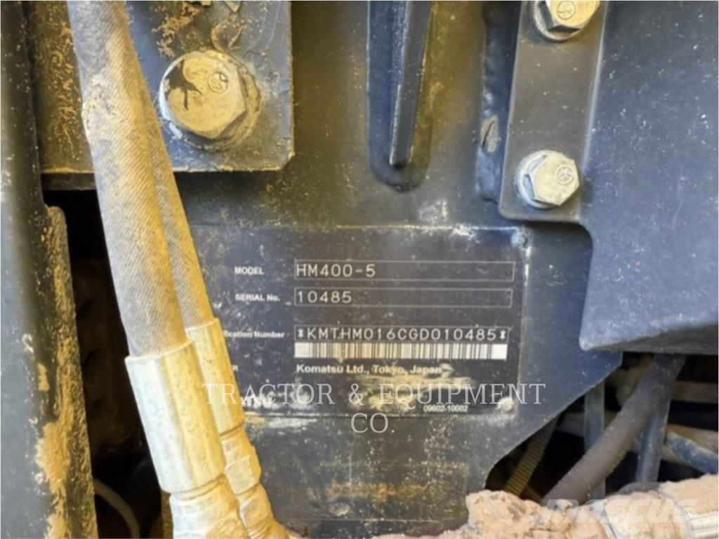 Komatsu HM400-5 Artikulētie pašizgāzēji
