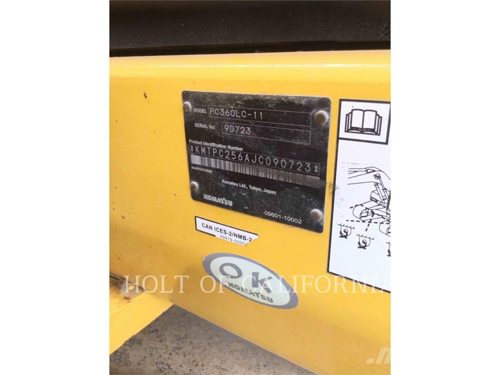 Komatsu PC360LC-11 Paletli ekskavatörler
