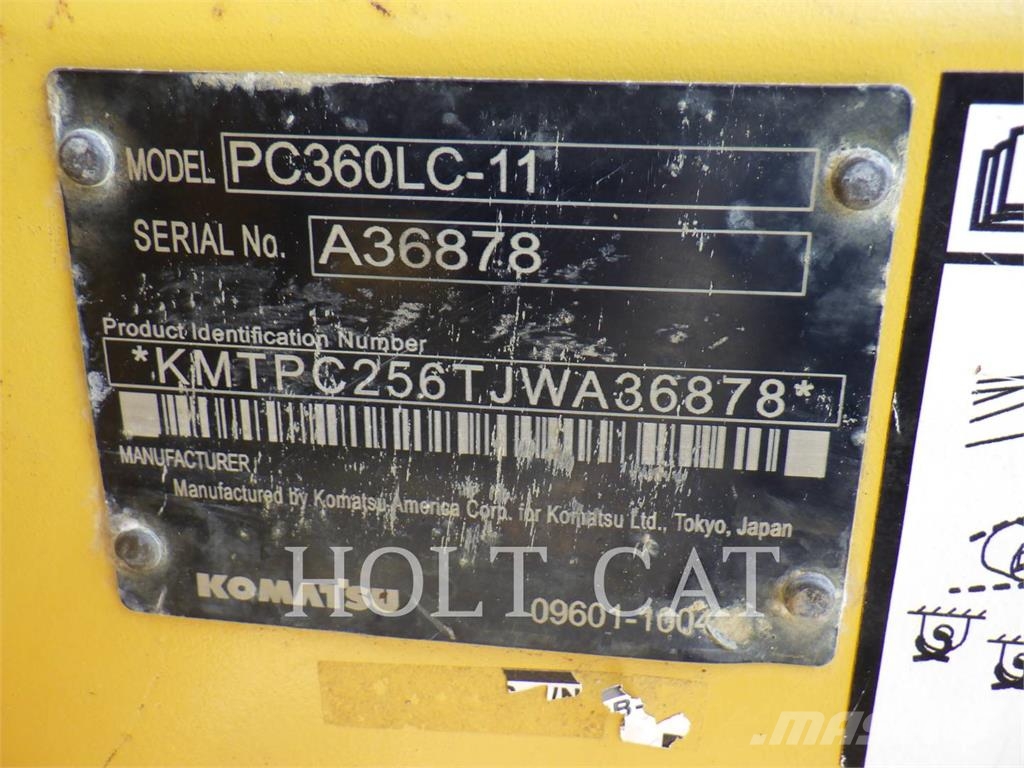 Komatsu PC360LC-11 Paletli ekskavatörler