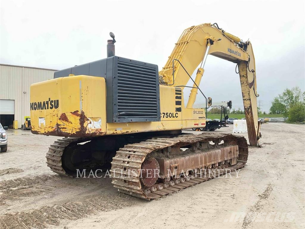 Komatsu PC750 Gravemaskiner på larvebånd