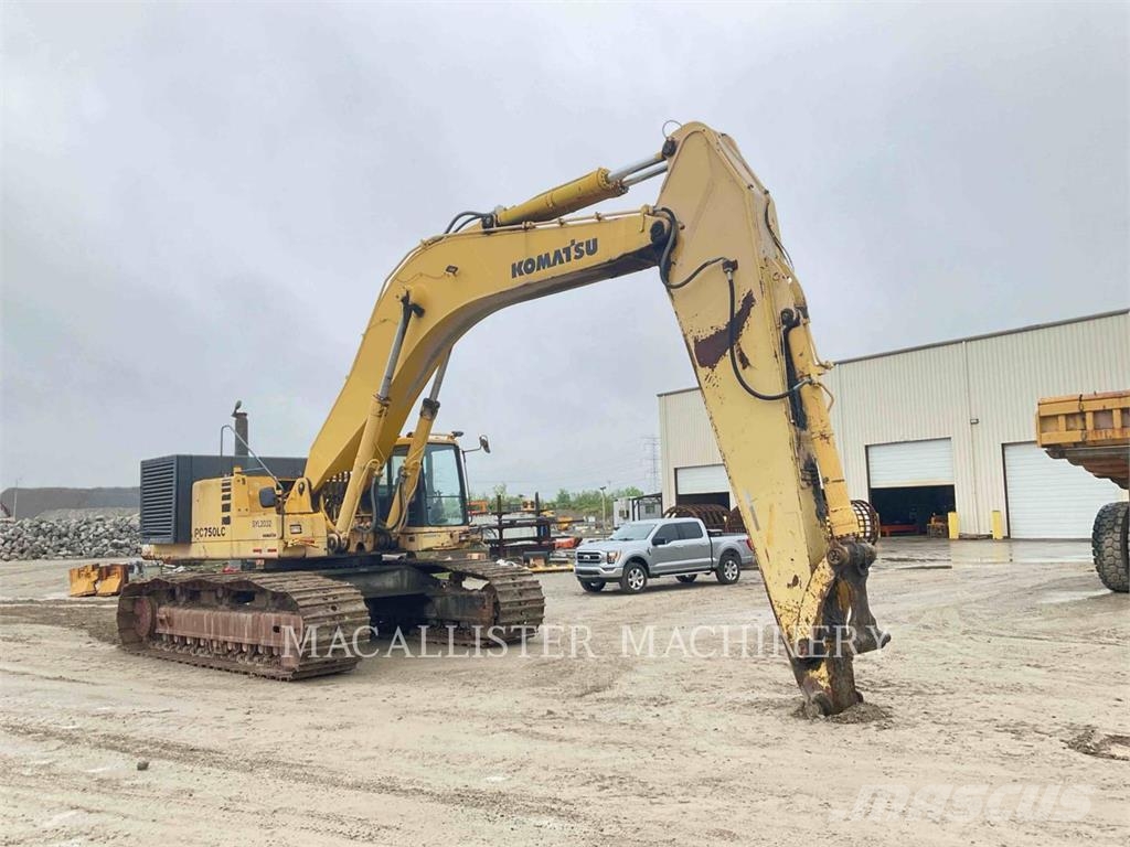 Komatsu PC750 Gravemaskiner på larvebånd