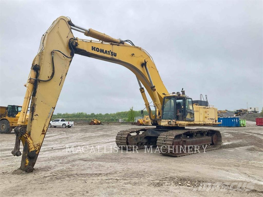 Komatsu PC750 Gravemaskiner på larvebånd