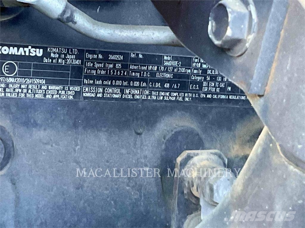 Komatsu WA3207 Cargadoras sobre ruedas