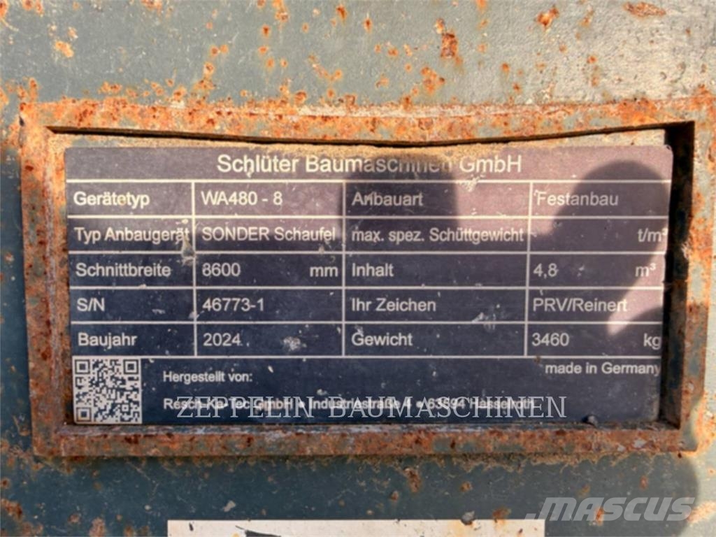 Komatsu WA480-8E0 Cargadoras sobre ruedas