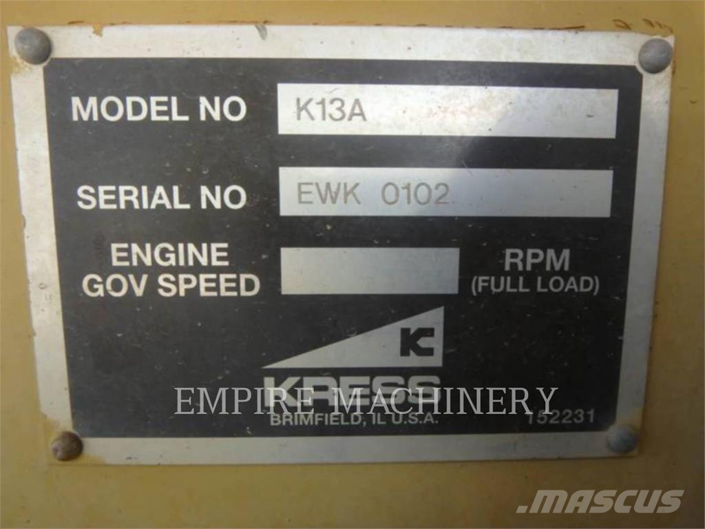 Kress K-13 صهاريج مياه
