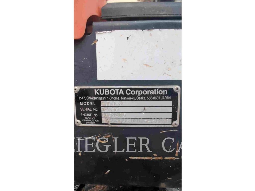 Kubota K008-3 Gravemaskiner på larvebånd