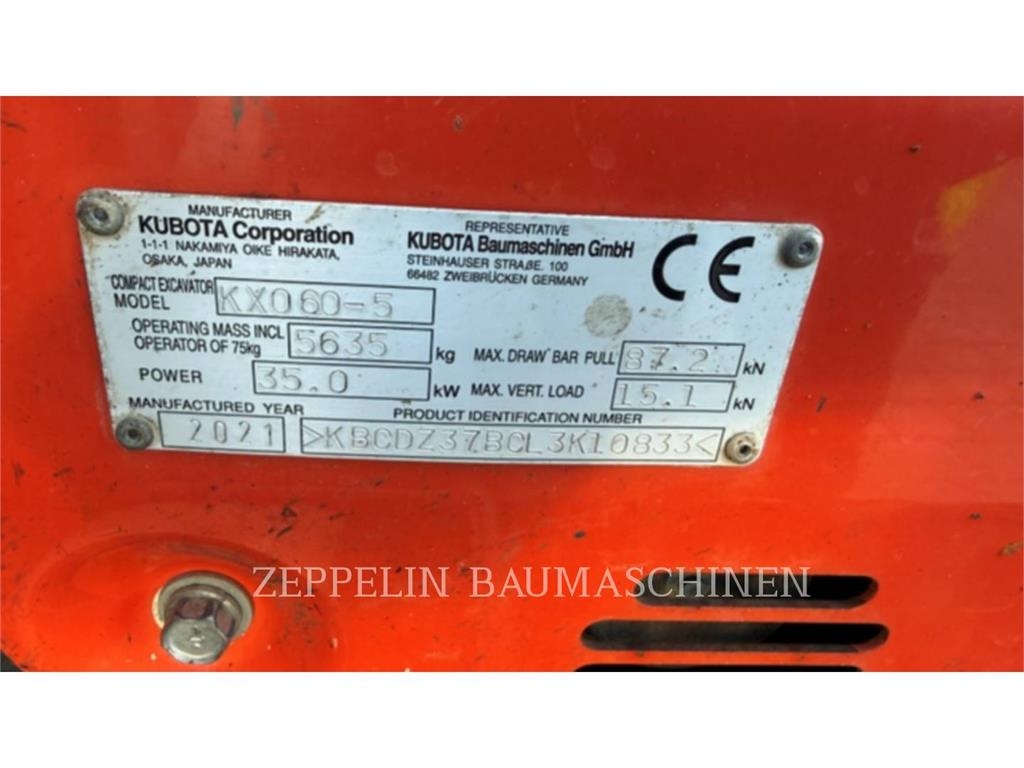Kubota KX060 Bagri goseničarji
