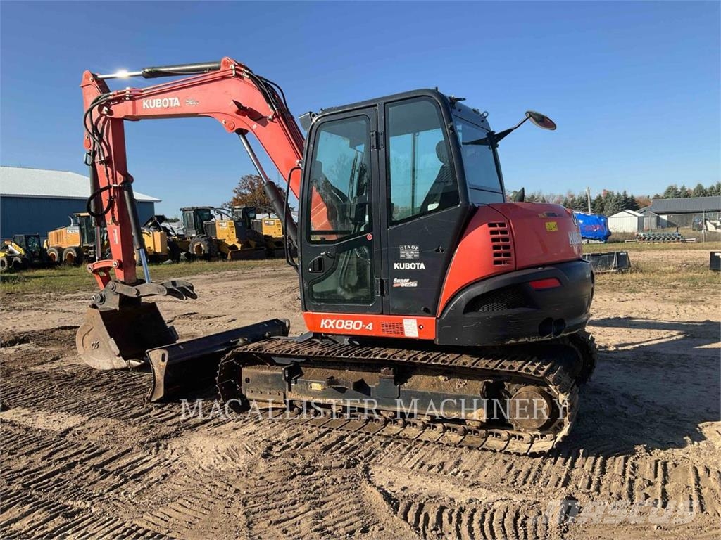 Kubota KX080 Crawler excavators