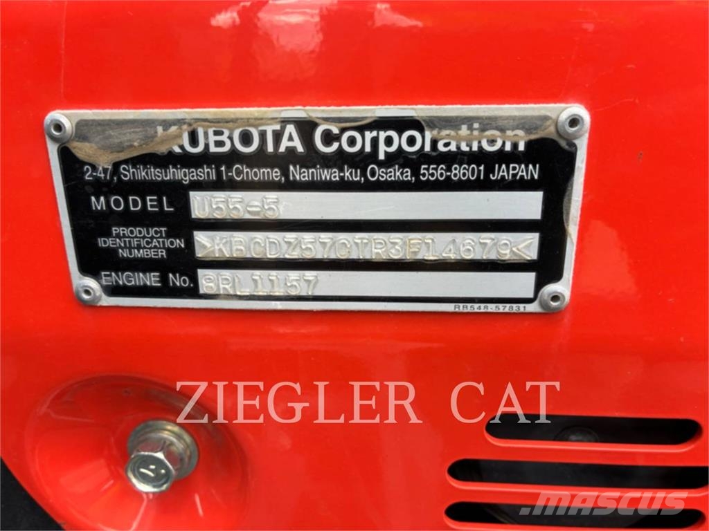 Kubota U55-5 Gravemaskiner på larvebånd