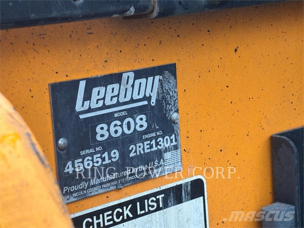 LeeBoy 8608 Recicladoras de asfalto