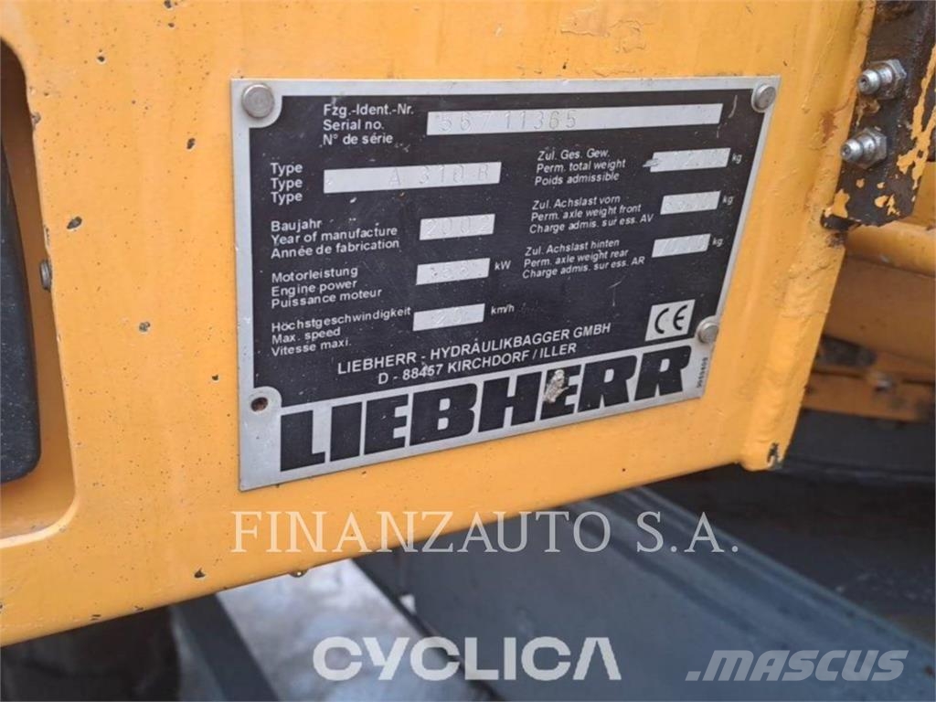 Liebherr A310B Excavadoras de ruedas