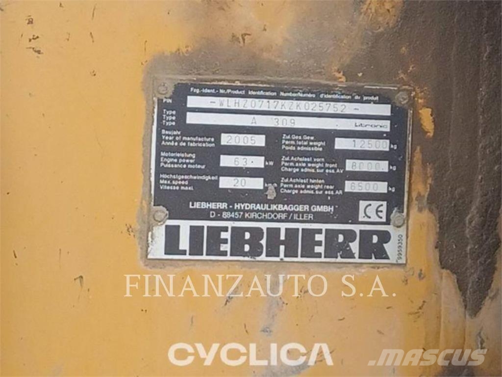 Liebherr U-A309 حفارات بعجل