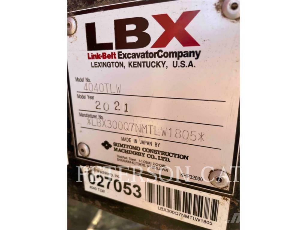 Link-Belt CONSTRUCTION 4040TLW Harwarders