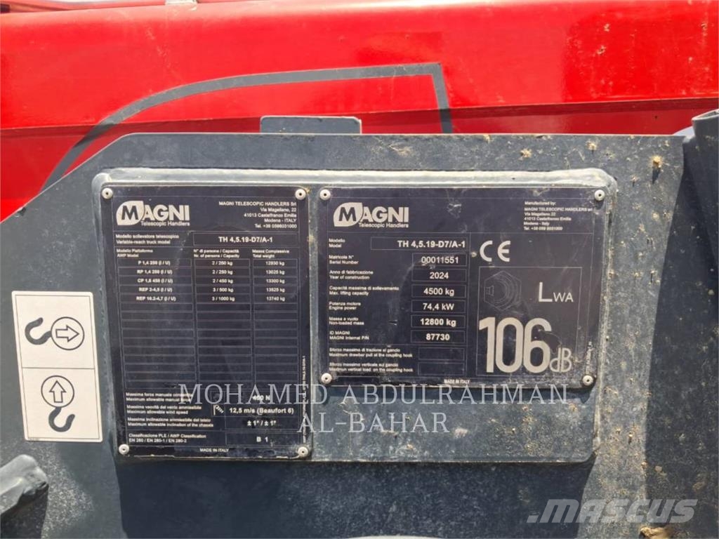 Magni TH45.19 مناولات متداخلة
