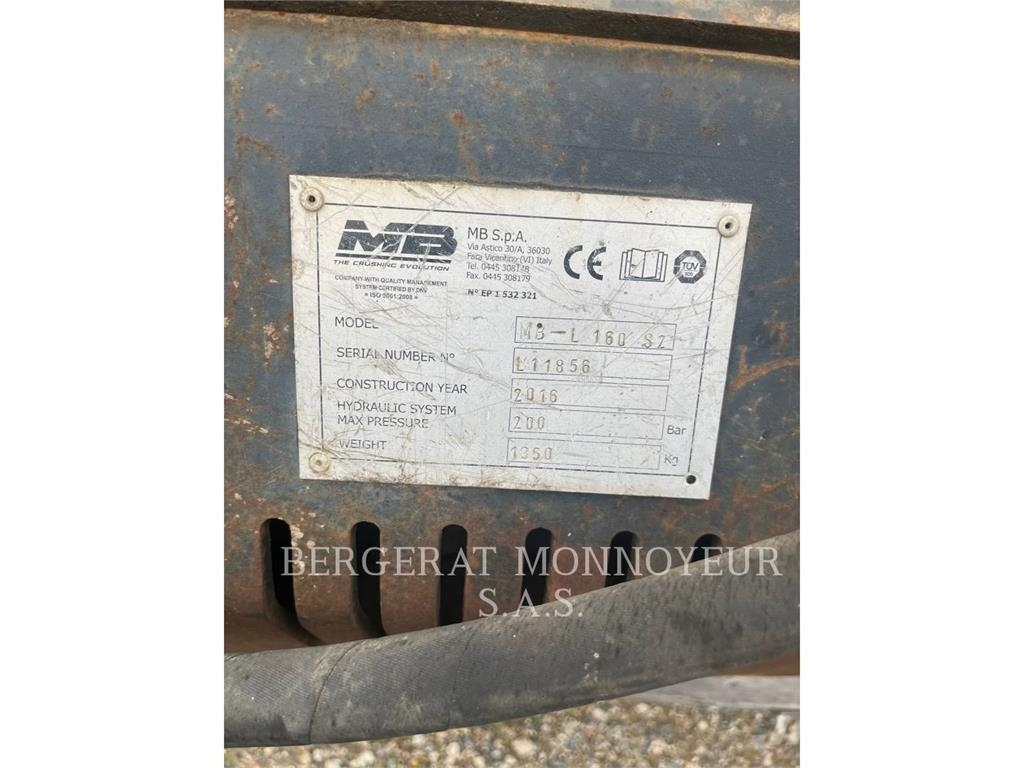 MB Crusher MANUFACTURING MB/L160/S2 Sonstige Baumaschinen
