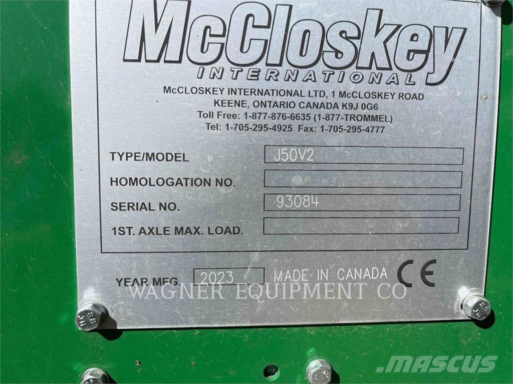 McCloskey J50V2 Crushers
