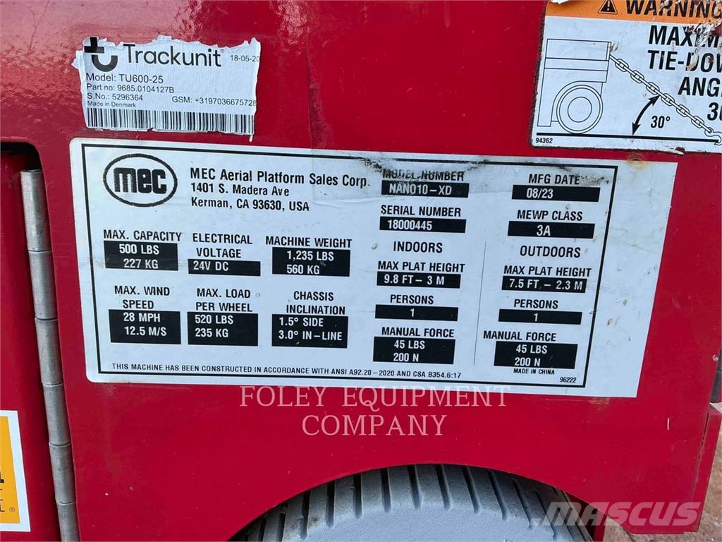 MEC NANO10-XD Ollós emelők
