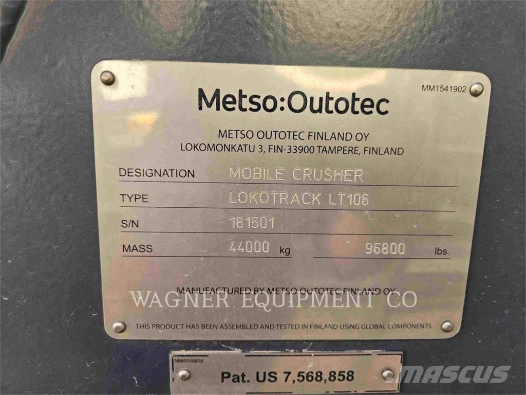 Metso LT106 Mobilne drobilice