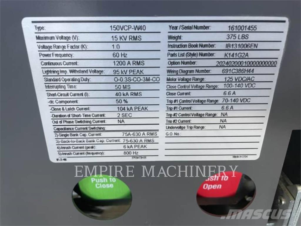 MISCELLANEOUS MFGRS CIRC BRKR Other components