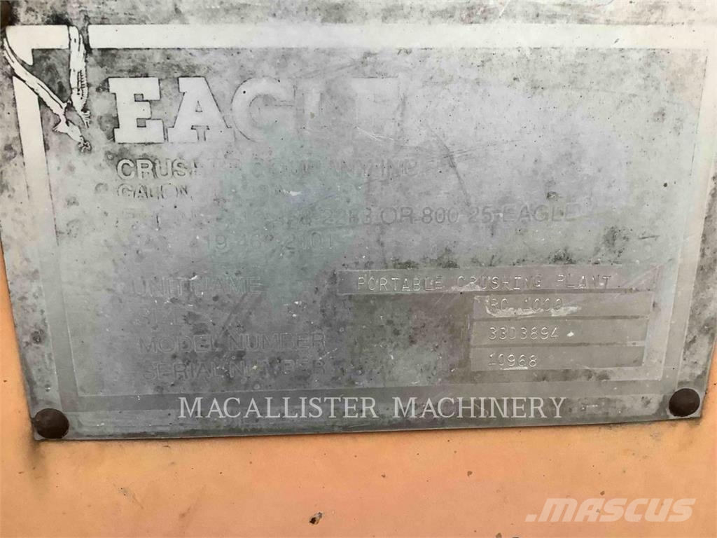 MISCELLANEOUS MFGRS CRUSHER Rudarska oprema