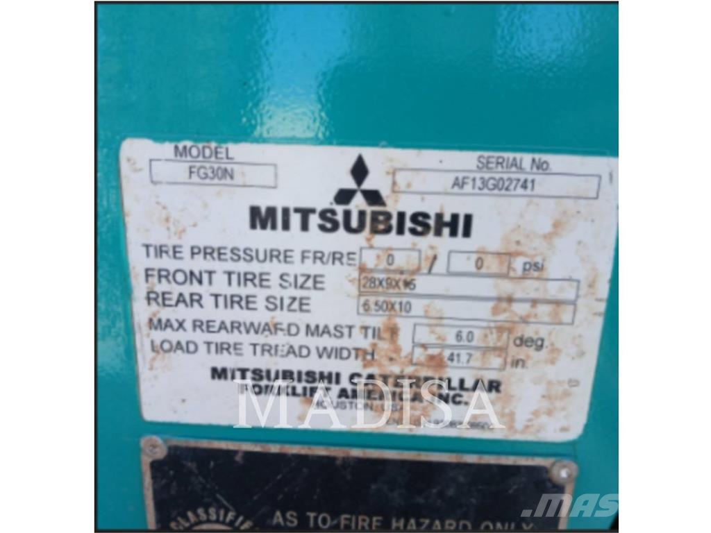 Mitsubishi FG30N Інше