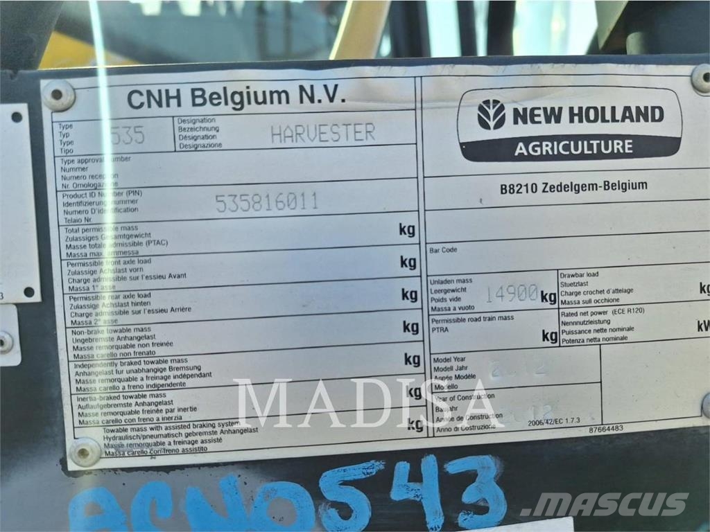 New Holland FR9060 Harvesterji