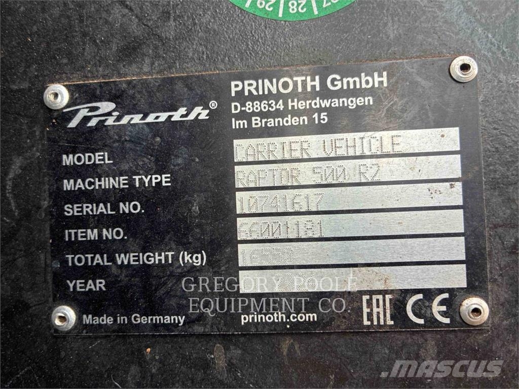 Prinoth RAPTOR 500 R2 Tractores forestales