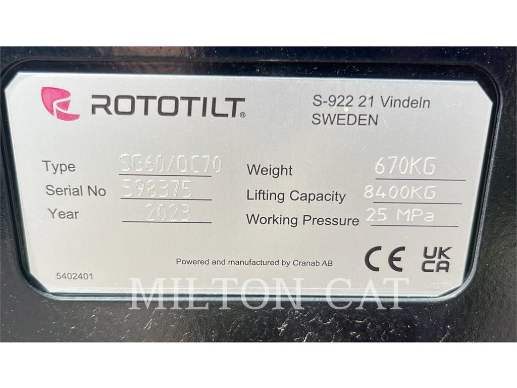Rototilt 320 SORTING GRAPPLE R6 SG60 QC70 102.3 Grijpers