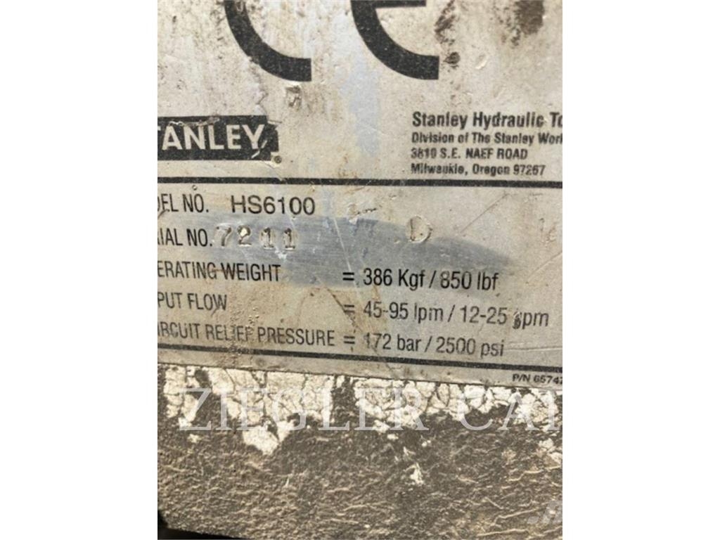 Stanley HYDRAULIC HAMMERS HS6100 Compattatori da suolo