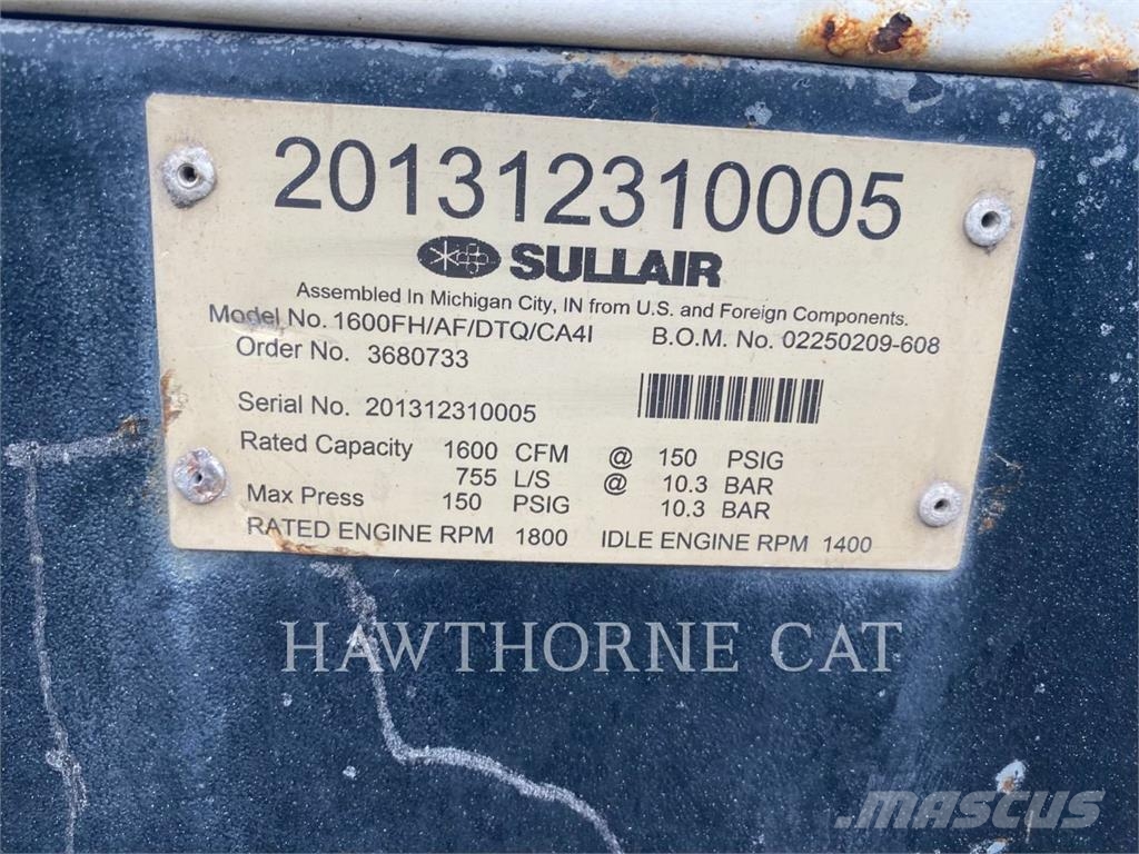 Sullair 1600HAF 压缩空气干燥器
