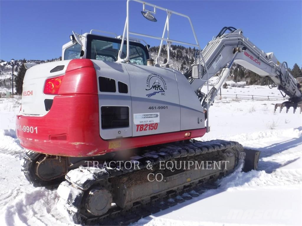 Takeuchi TB2150 Paletli ekskavatörler