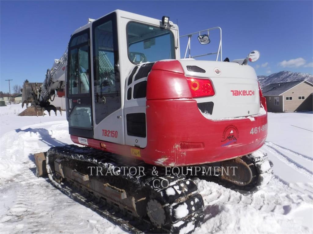 Takeuchi TB2150 Paletli ekskavatörler