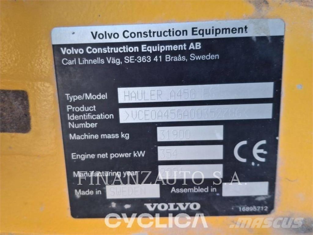Volvo 2566 Дъмпери/моторни превозни средства