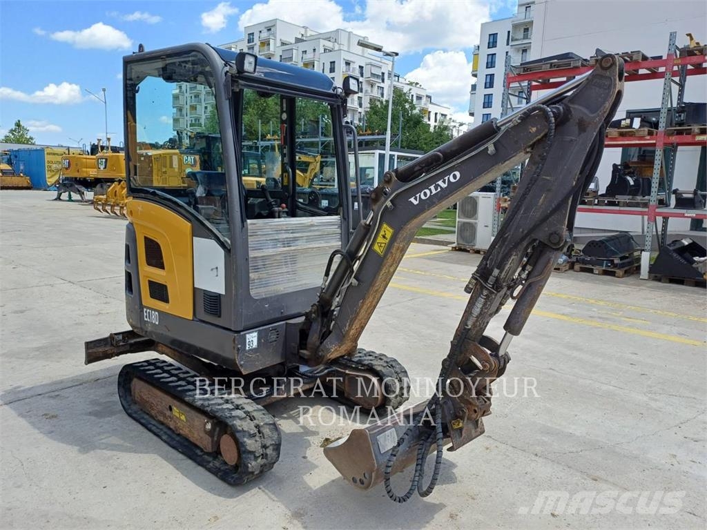 Volvo EC18D حفارات صغيرة أقل من 7 طن (حفارات صغيرة)