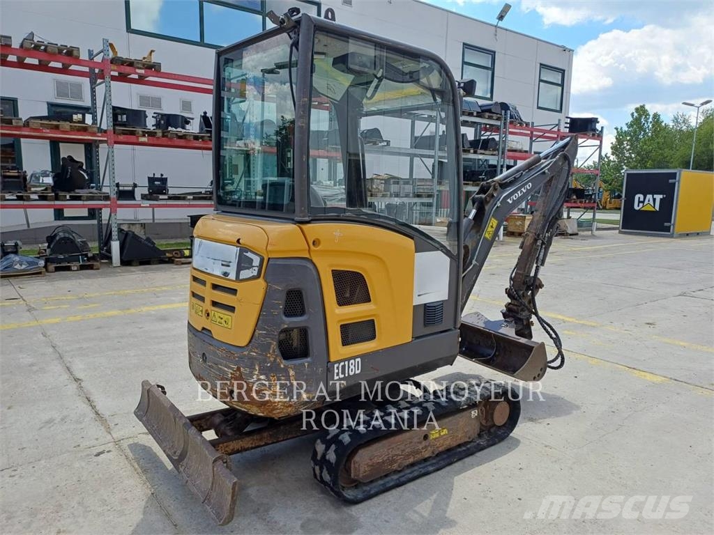 Volvo EC18D حفارات صغيرة أقل من 7 طن (حفارات صغيرة)