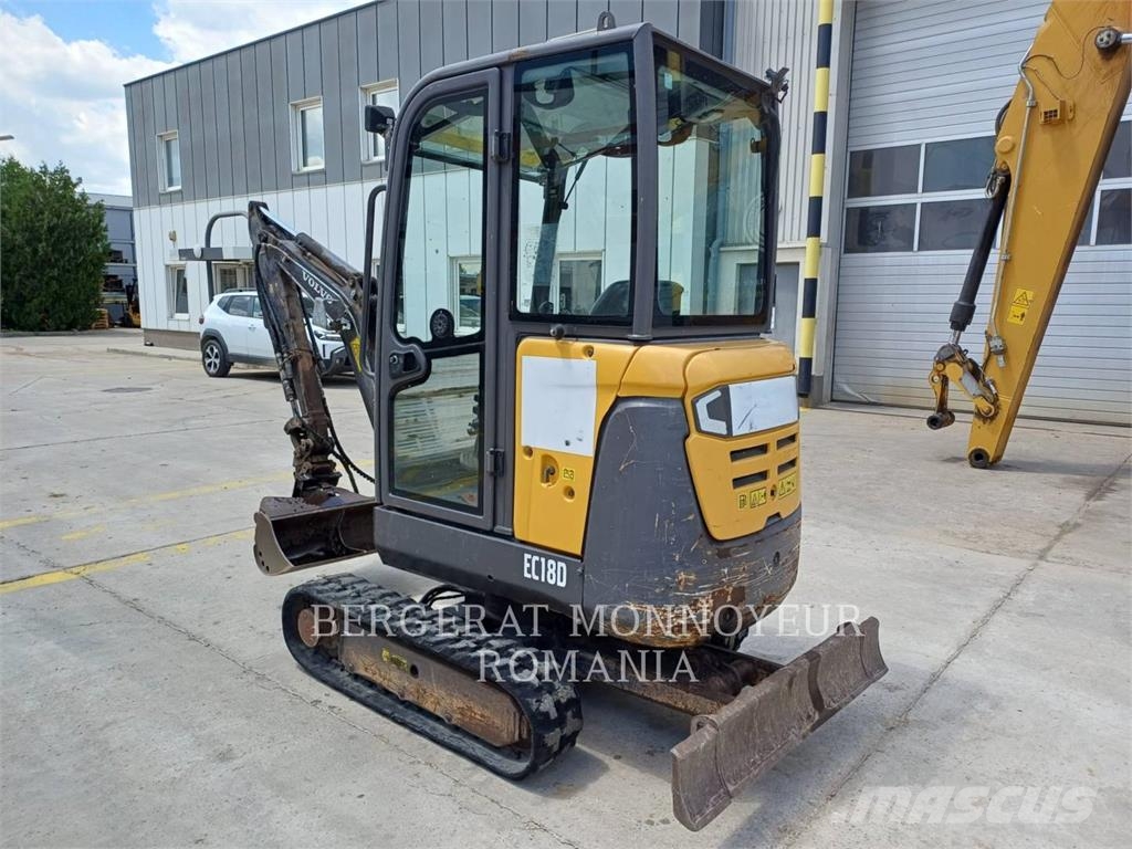 Volvo EC18D حفارات صغيرة أقل من 7 طن (حفارات صغيرة)