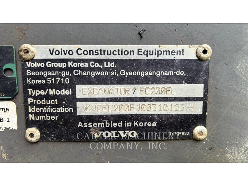 Volvo EC200EL Crawler excavators