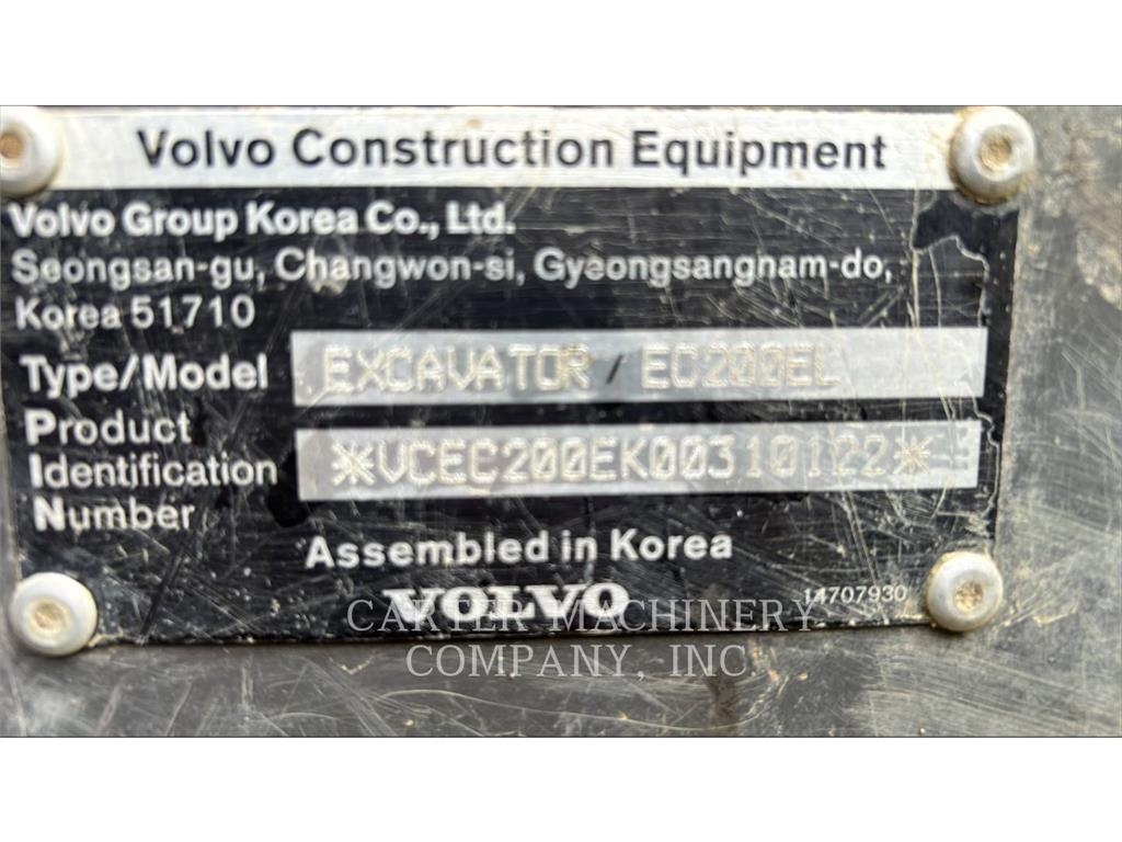 Volvo EC200EL Crawler excavators