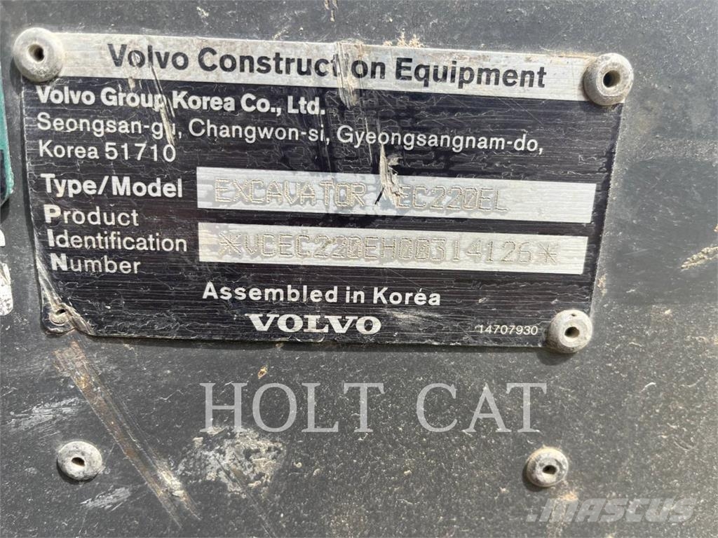 Volvo EC220EL Paletli ekskavatörler