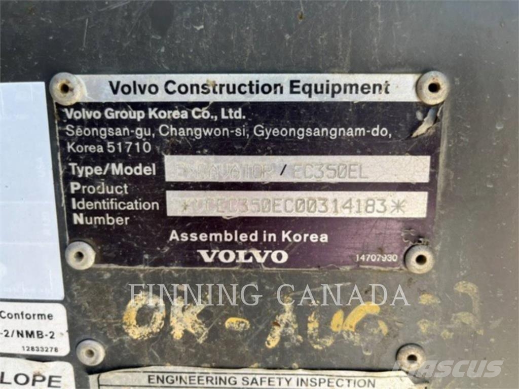 Volvo EC350EL Crawler excavators