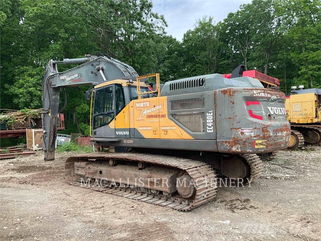 Volvo EC480EL Kāpurķēžu ekskavatori