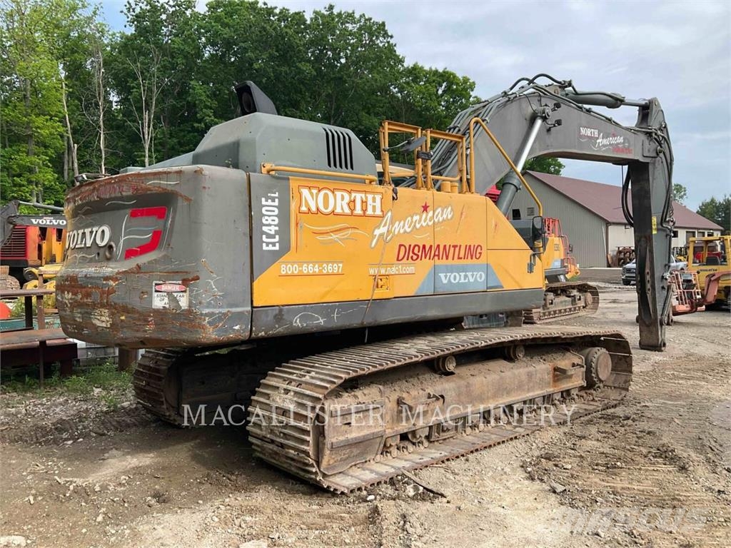 Volvo EC480EL Kāpurķēžu ekskavatori