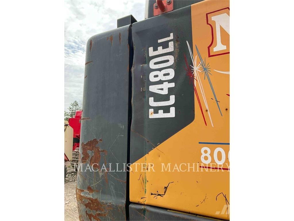Volvo EC480EL Kāpurķēžu ekskavatori