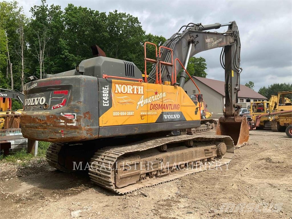 Volvo EC480EL Kāpurķēžu ekskavatori