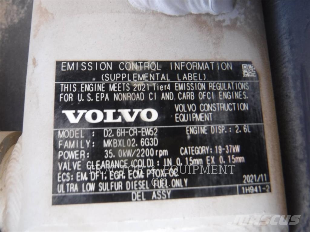 Volvo ECR-58F 대형 굴삭기 29톤 이상