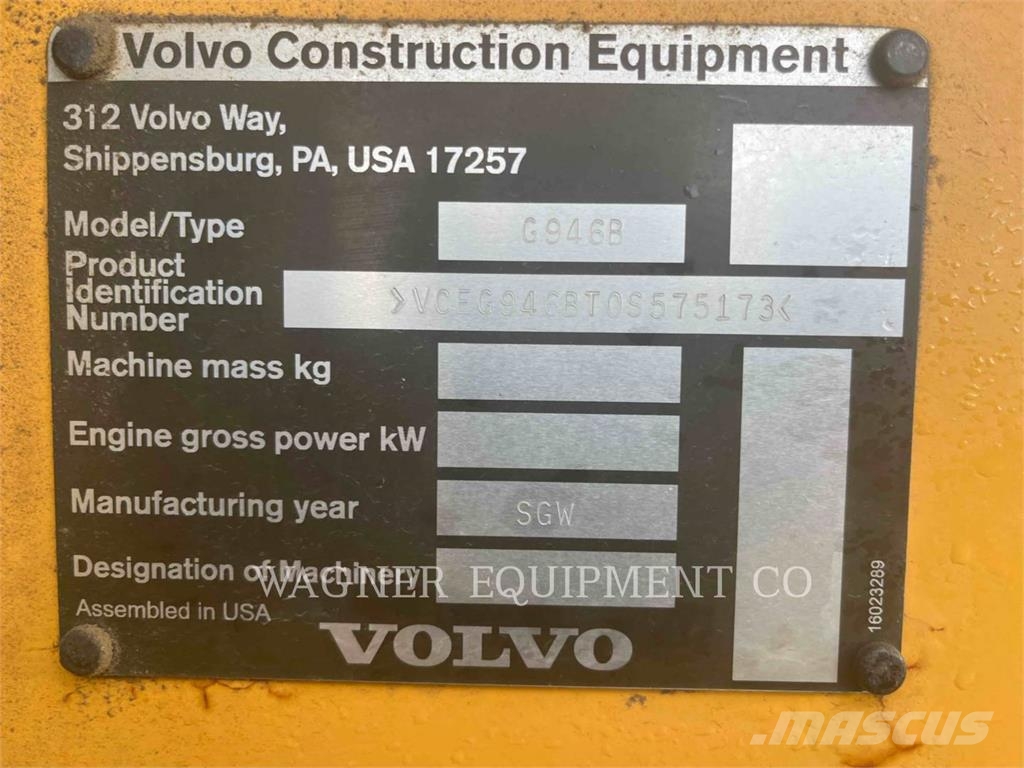 Volvo G946B Грейдери